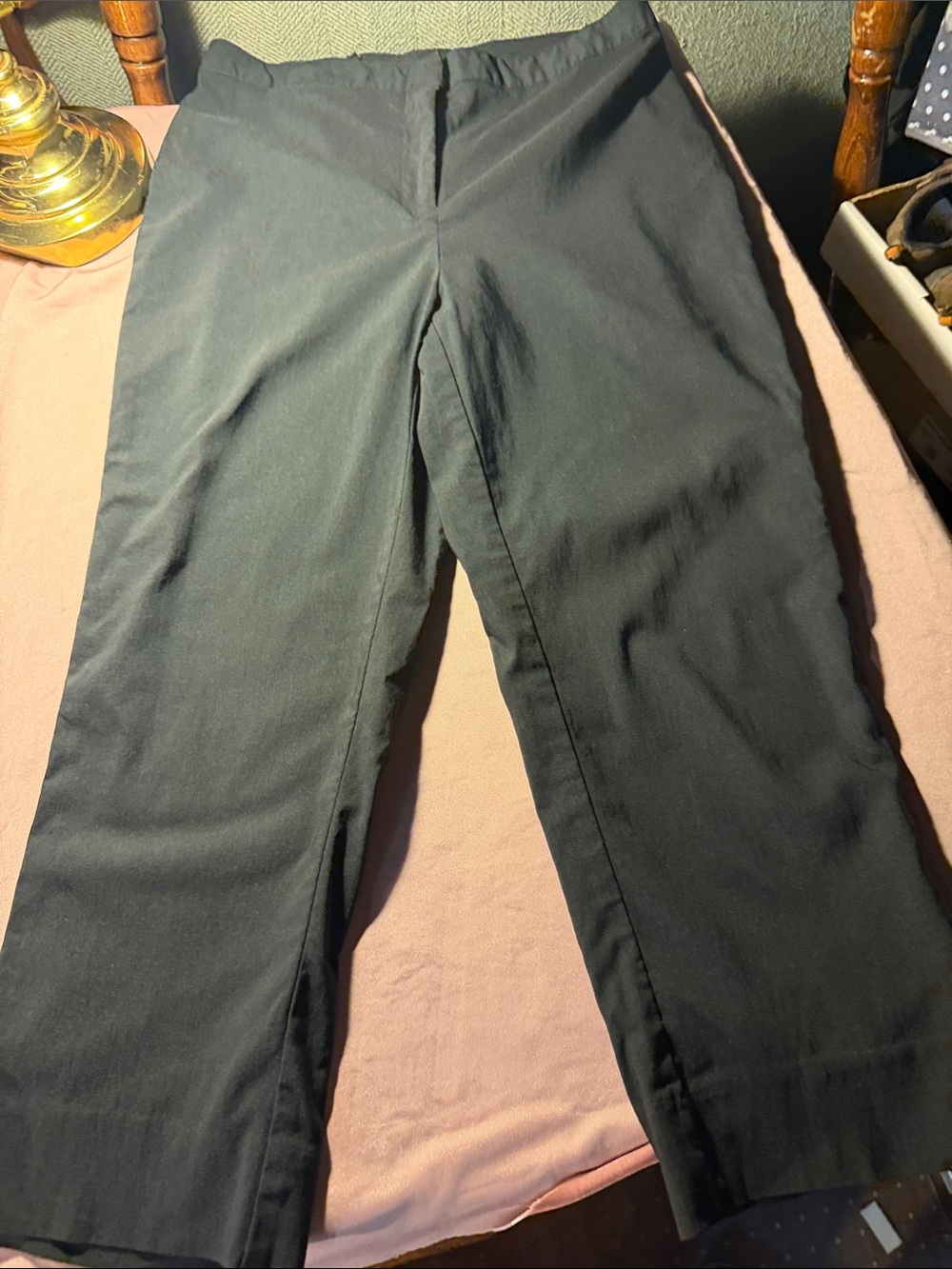 Express Women's Black Capris - Straight Leg